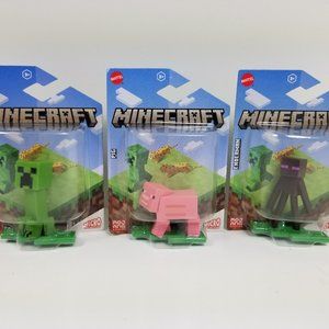 COPY - Minecraft cake decorations set of 4 approximately.2" + or -